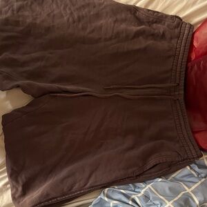 Brown sweatpants